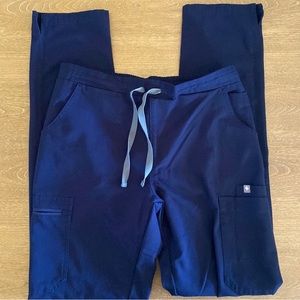 Figs Women’s Navy Yola Skinny Scrub Pants - Size S/Tall